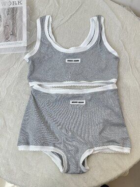 Miu Miu elegant two-piece swimsuit (without padding) Size S